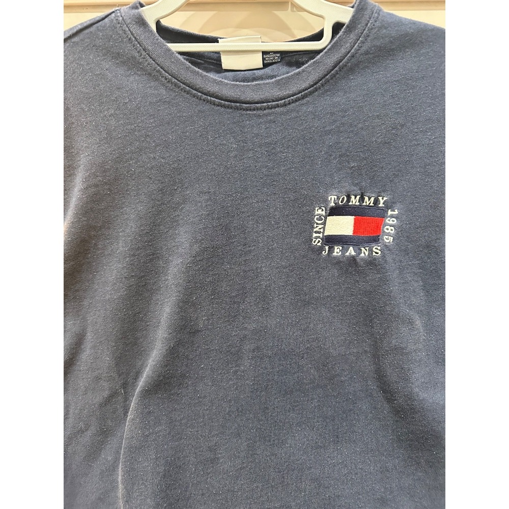 tommy hilfiger logo navy tee tommy‎ jeans small